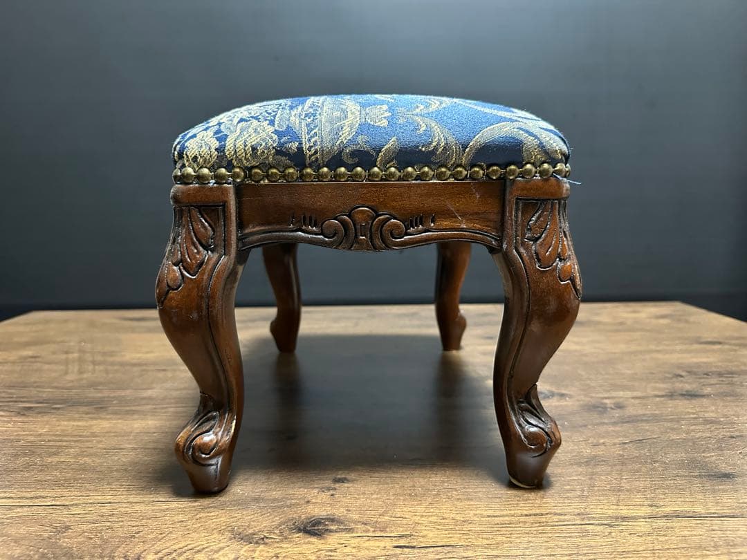 イタリア 家具 ヴェローナクラシック フットスツール 猫脚 輸入家具