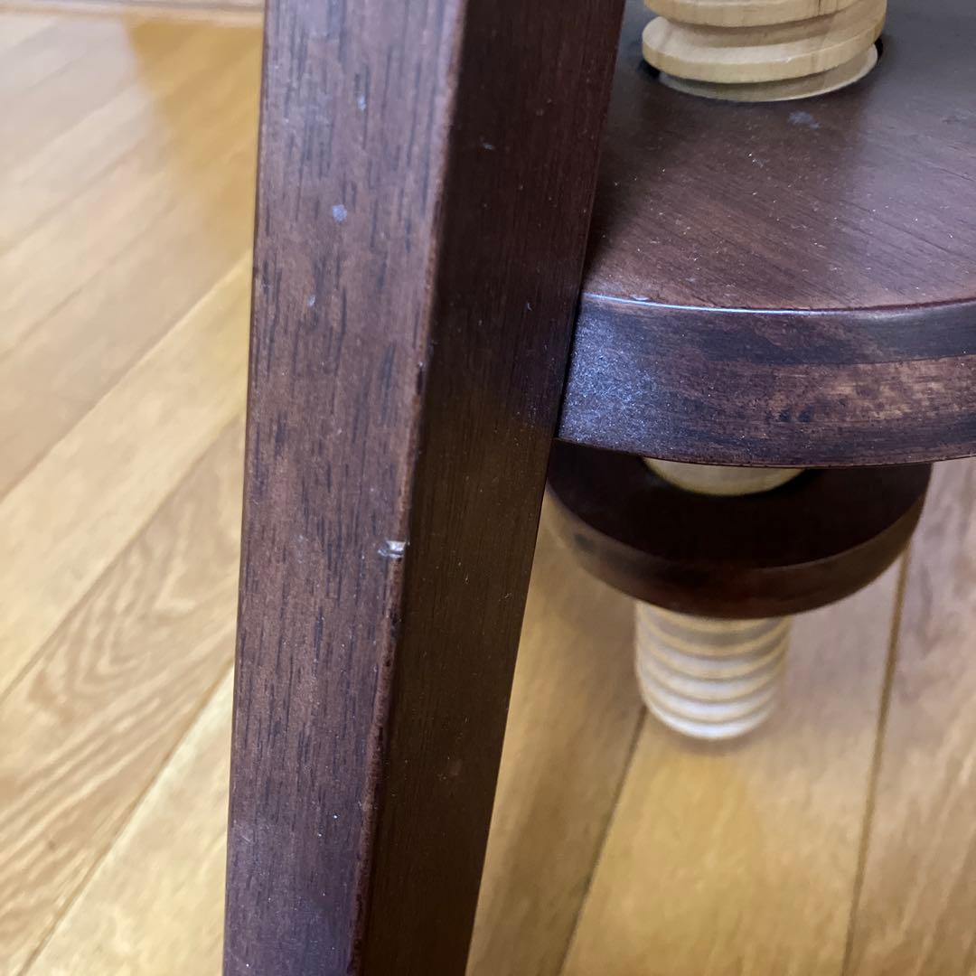 【廃盤品】広松木工 スピンスツール 回転 昇降 テーブル