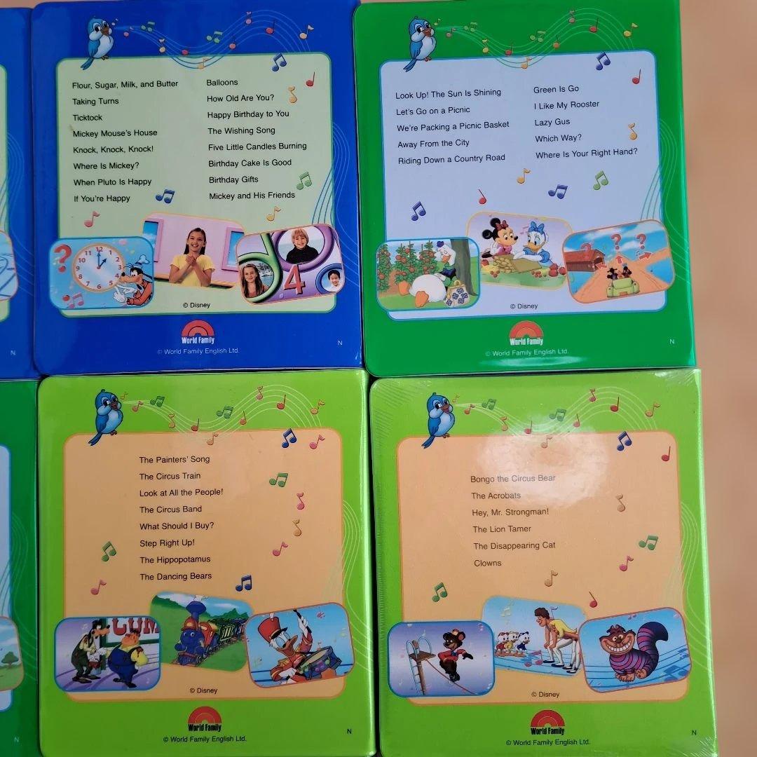 ディズニー英語システム　シングアロング　DVD　Sing Along　本セット