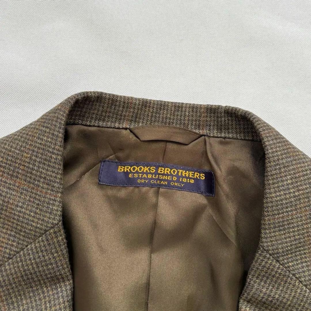 【90s】Brooks Brothers チェック ウール テーラードジャケット