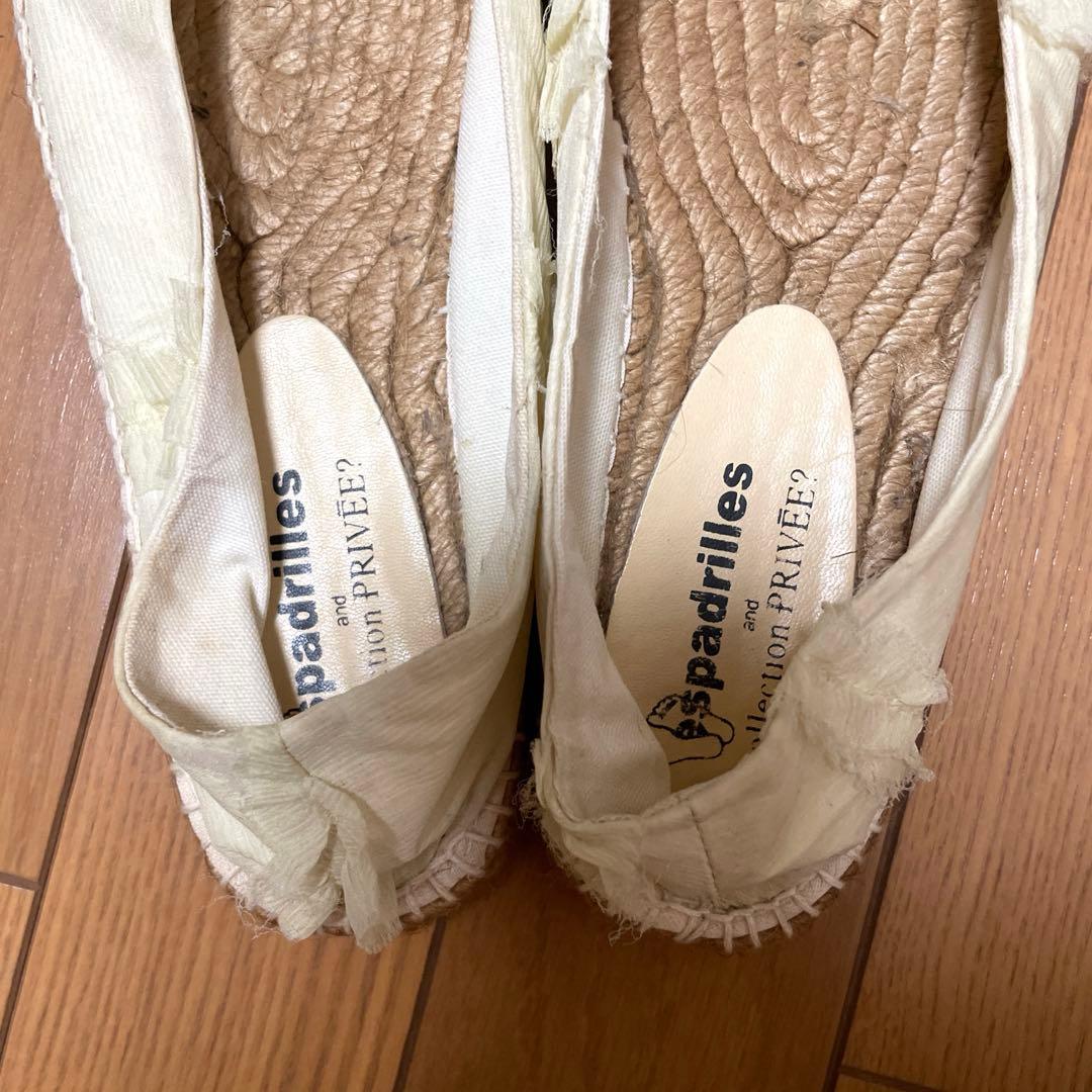 コレクションプリヴェ　エスパドリーユ　　　　　フラットシューズ