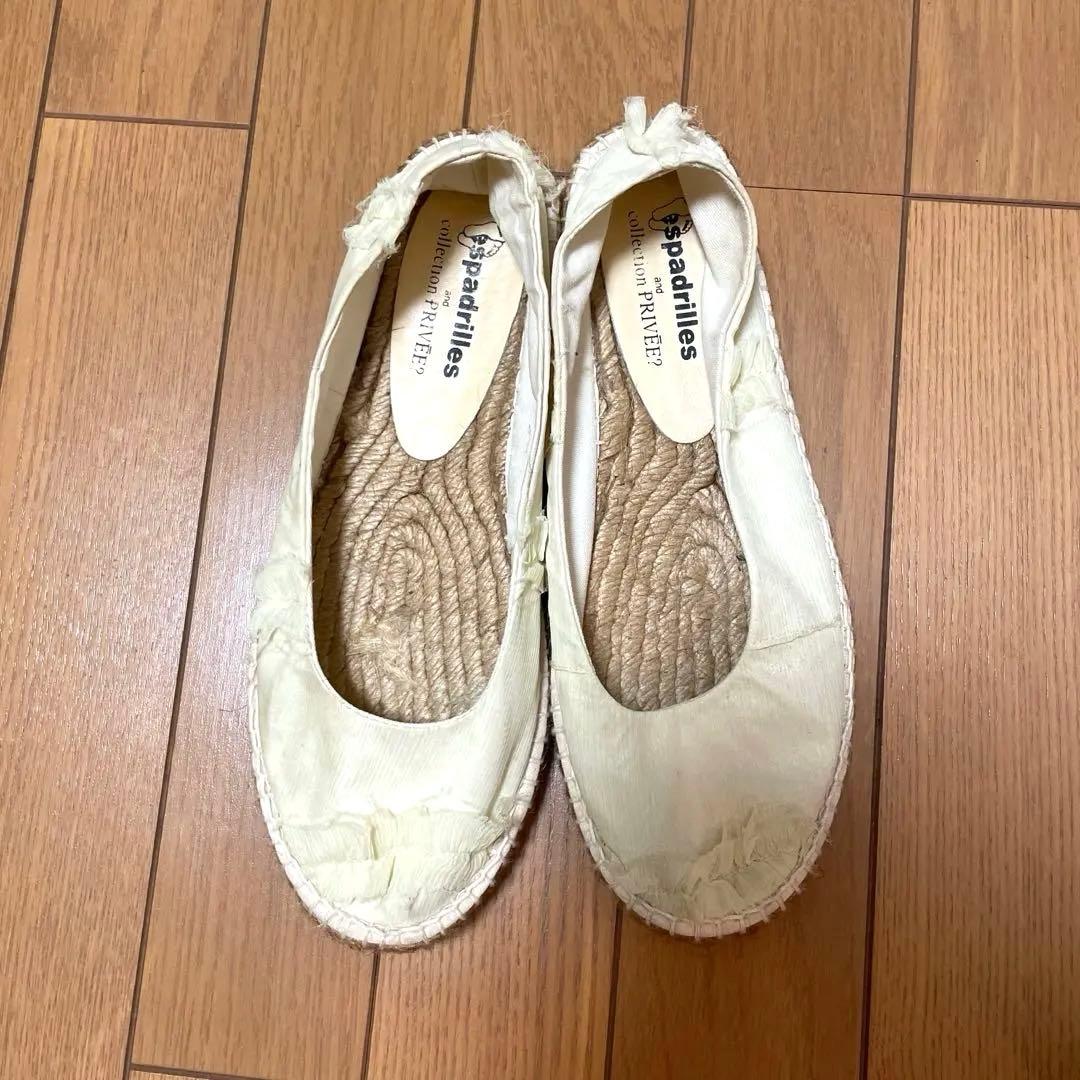 コレクションプリヴェ　エスパドリーユ　　　　　フラットシューズ
