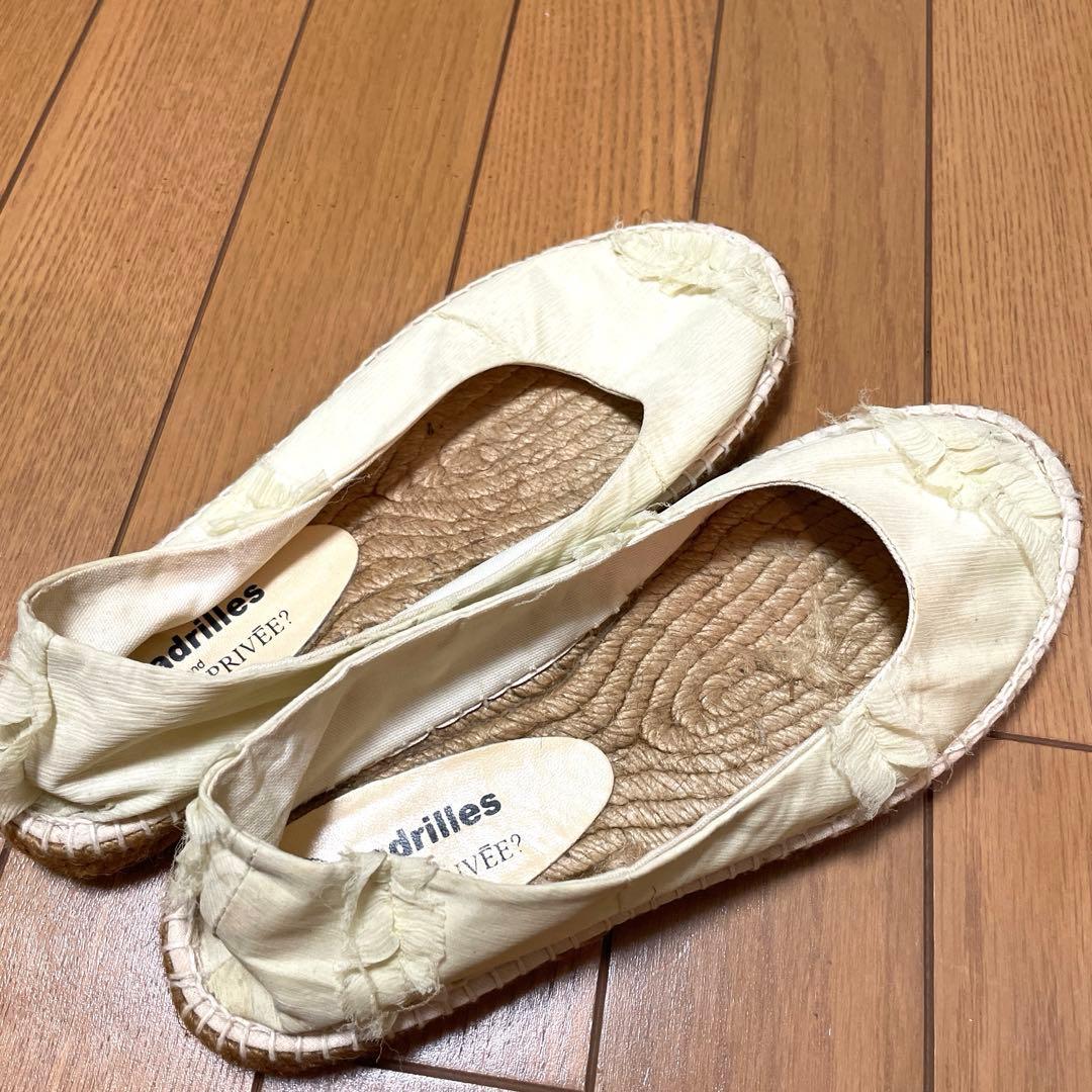 コレクションプリヴェ　エスパドリーユ　　　　　フラットシューズ