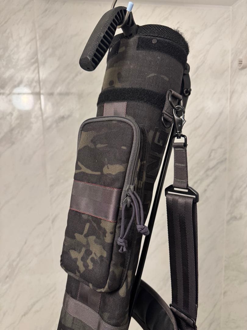 BRIEFING ゴルフバッグ セルフスタンド　カモフラージュ　ブラック