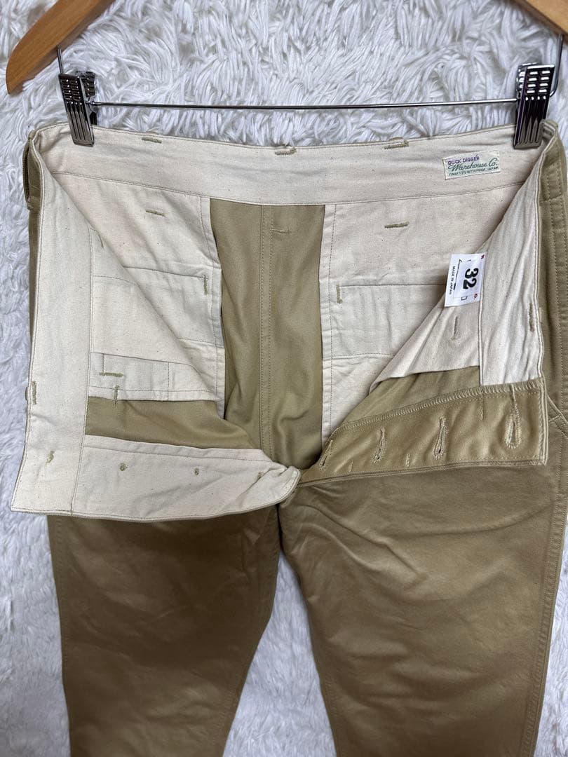 ウエアハウス DUCK DIGGER Lot 1082 チノパンツ ベージュ