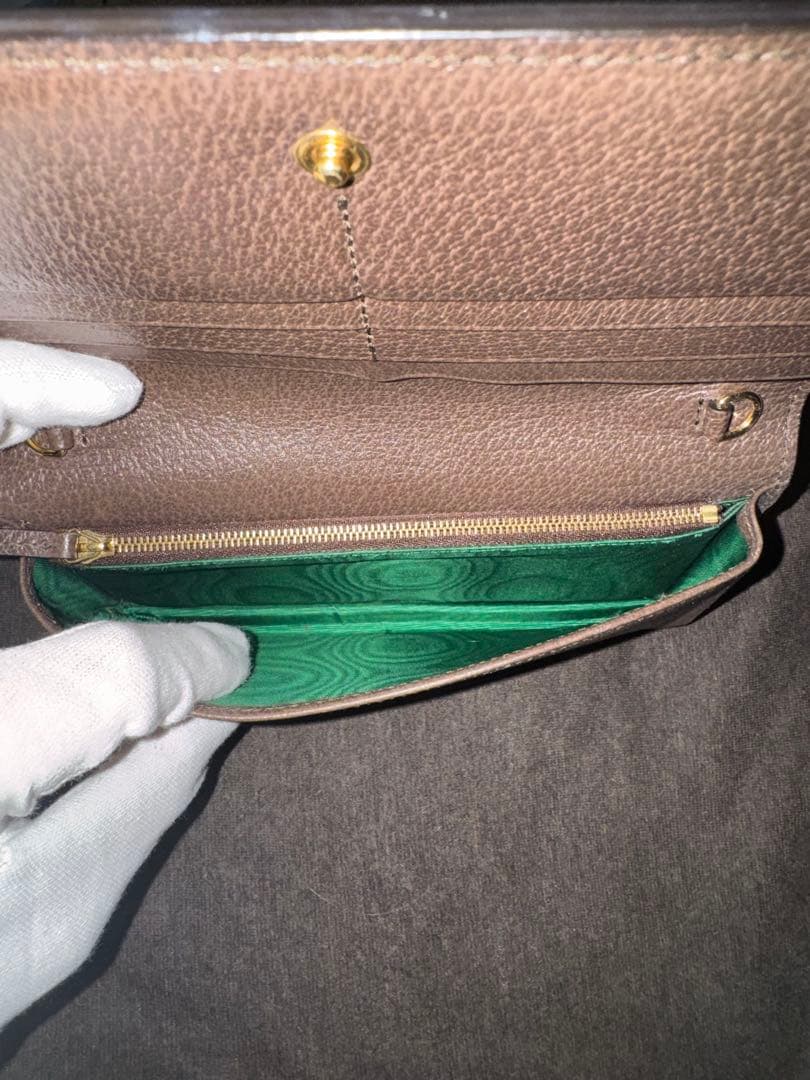 GUCCI Adidas コラボ チェーン付きウォレット