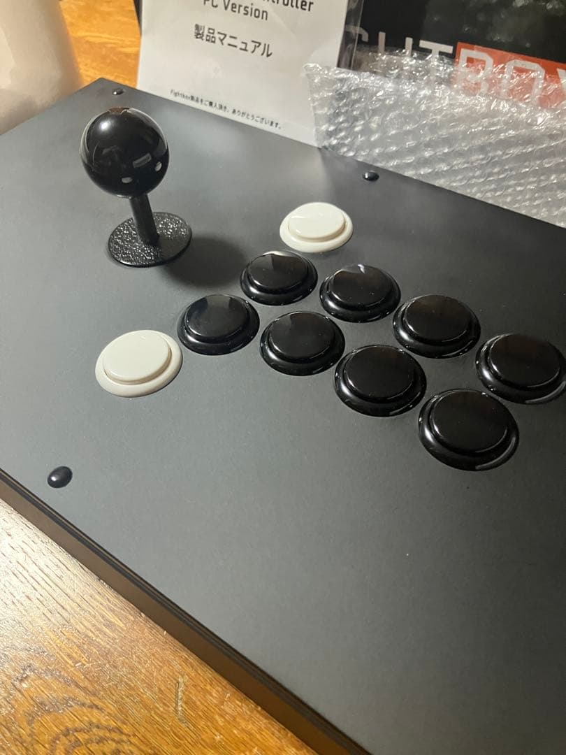 アケコン　fight box m9 R3L3 レバー　増設ボタン有　スト6向け？