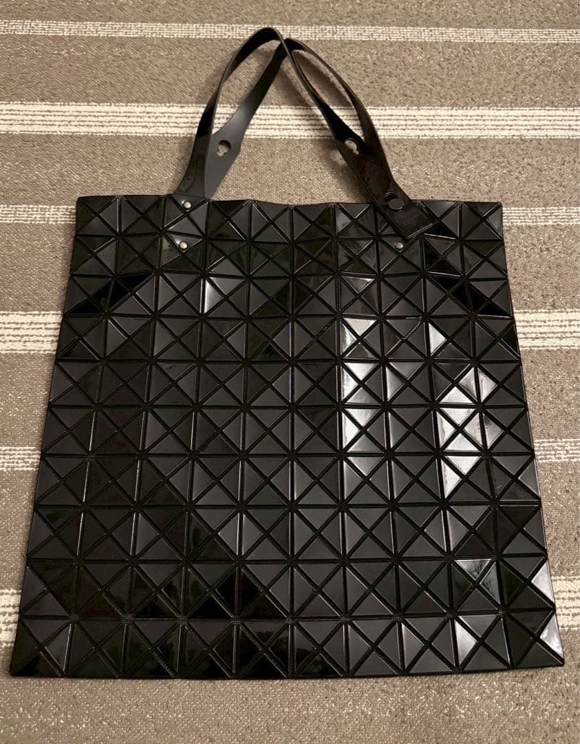 BAO BAO ISSEY MIYAKE ブラックトートバッグ