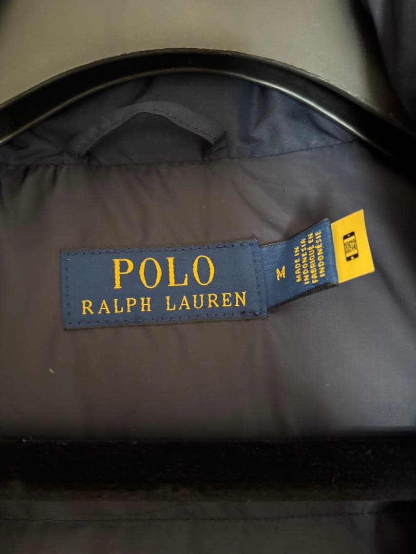 Polo Ralph Lauren フード付きダウンベスト M ネイビー