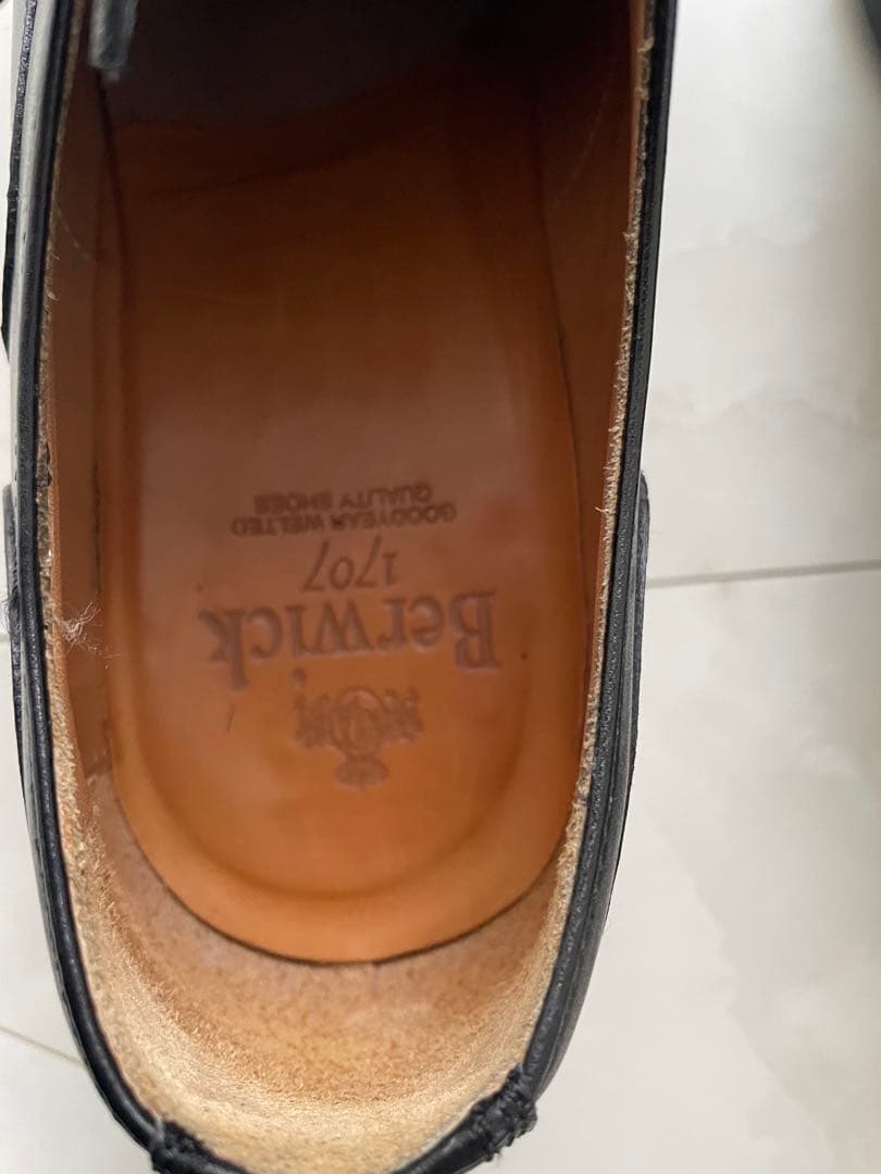 【美品】Berwirkストレートチップ