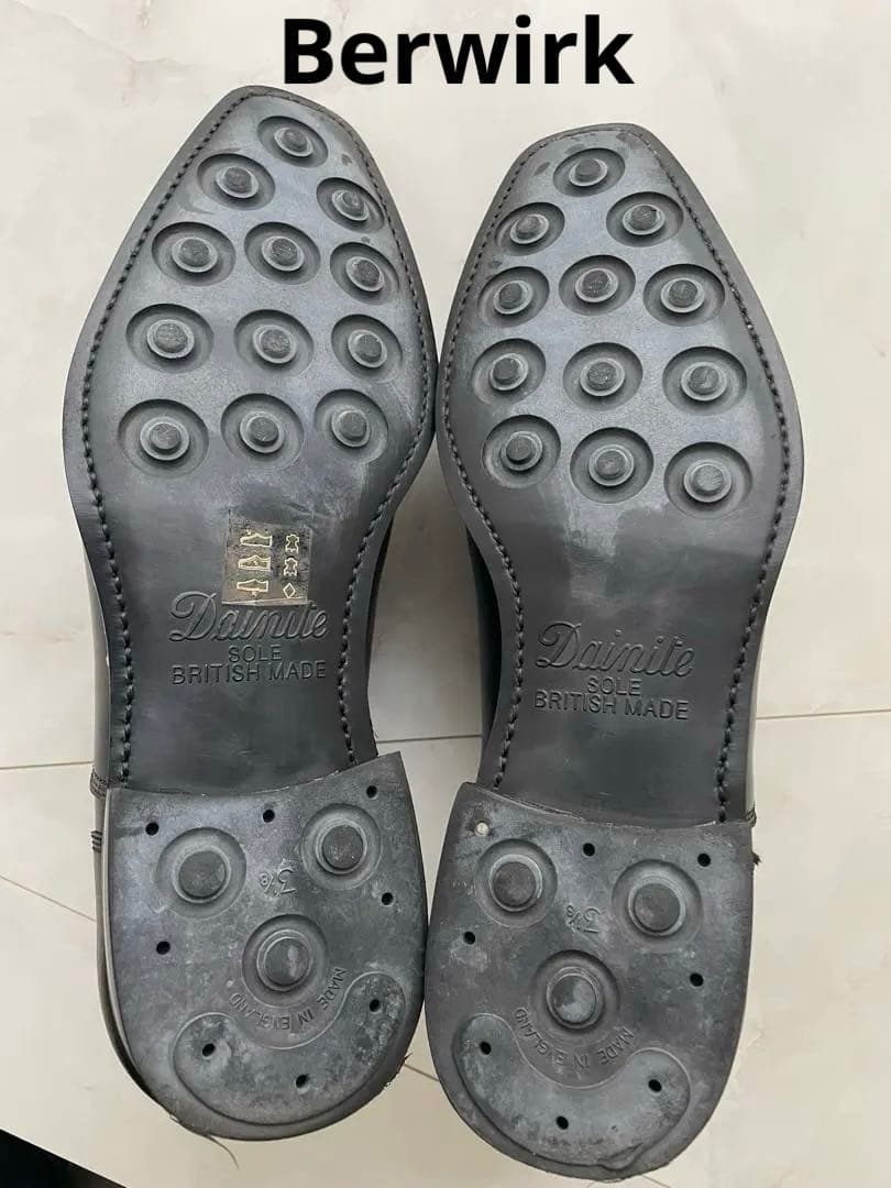 【美品】Berwirkストレートチップ