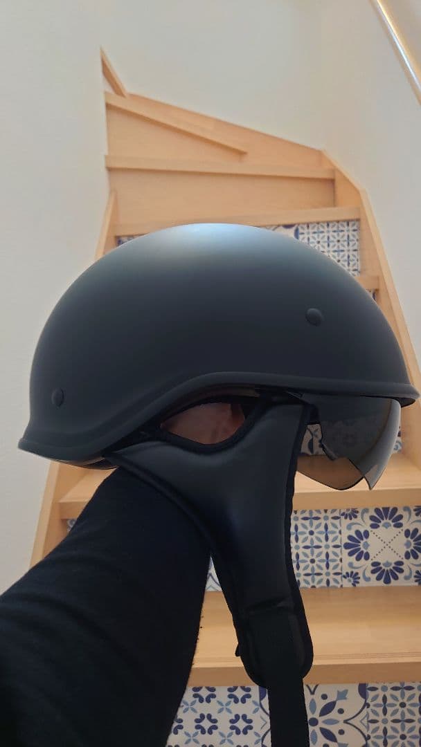 ハーレーダビッドソン ハーフヘルメット 黒