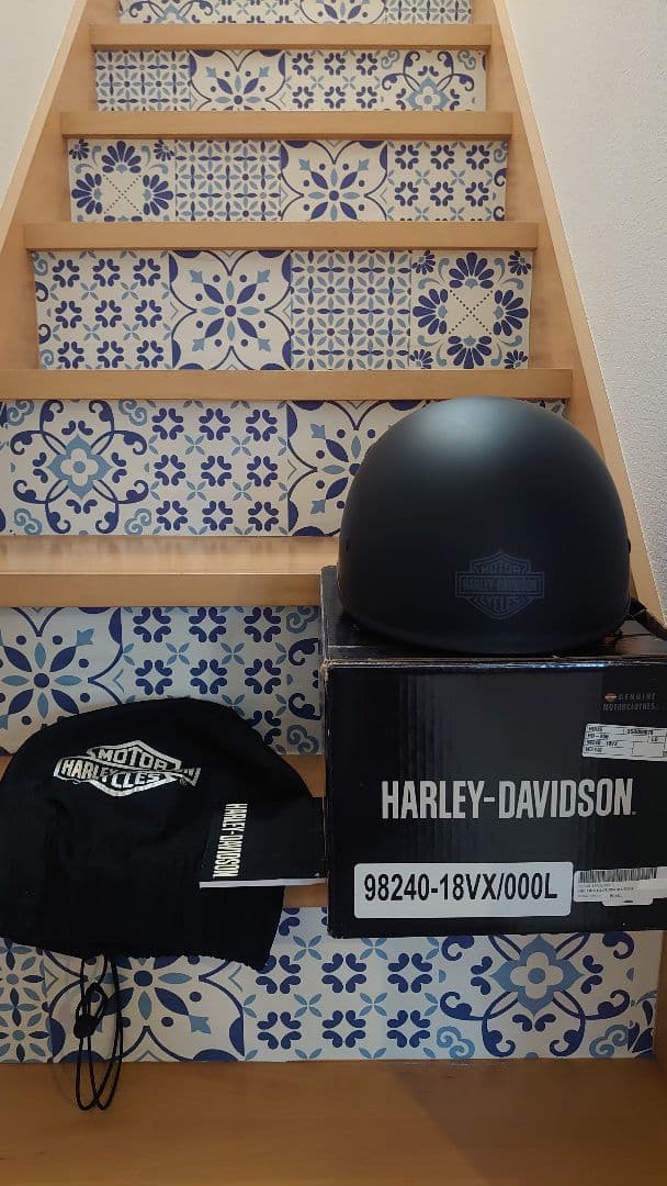 ハーレーダビッドソン ハーフヘルメット 黒