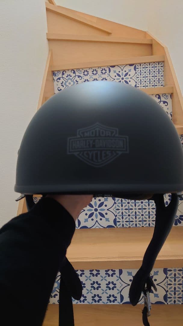 ハーレーダビッドソン ハーフヘルメット 黒