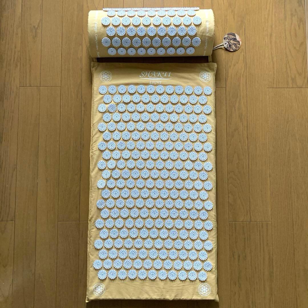 【正規品】シャクティマット＆ピロー（究極のシャクティセット）Light