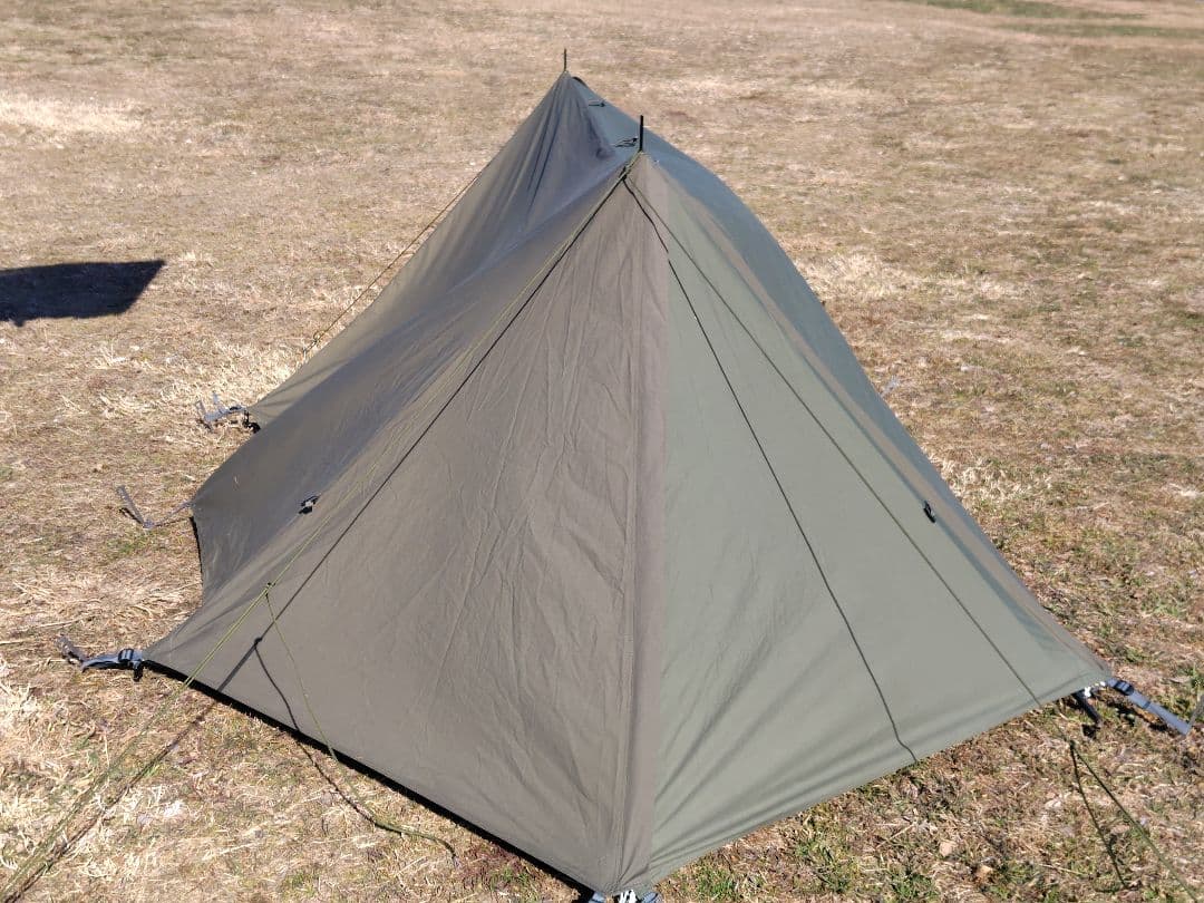 バンドック ソロベース フタマタ付 新同品 BUNDOK TC 軍幕 無骨