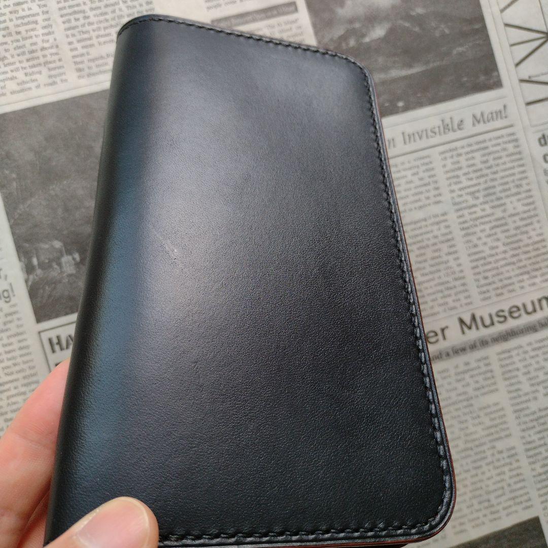 2.5層　ロングトラッカー　ウォレット　茶芯　栃木レザー