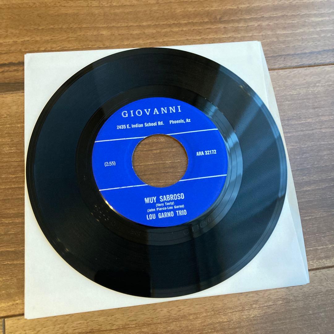 Lou Garno Trio 7インチレコード 2曲収録