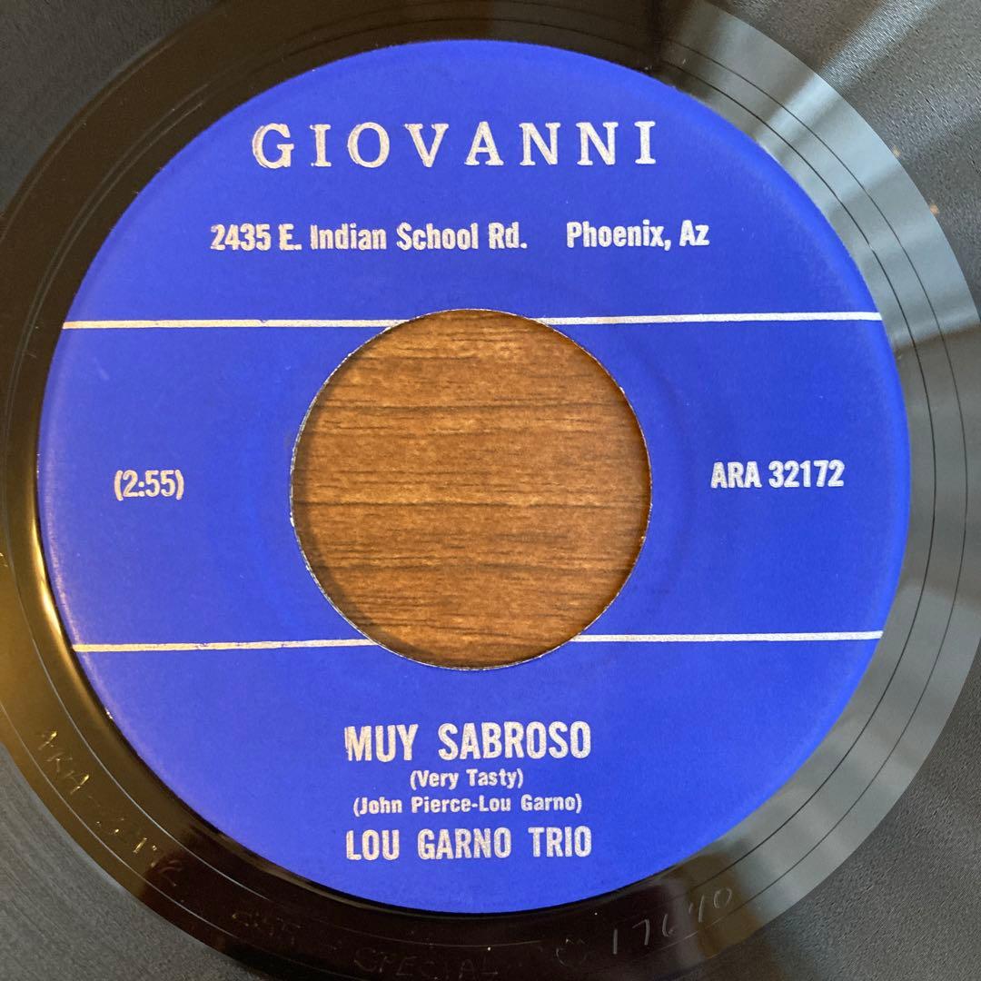 Lou Garno Trio 7インチレコード 2曲収録