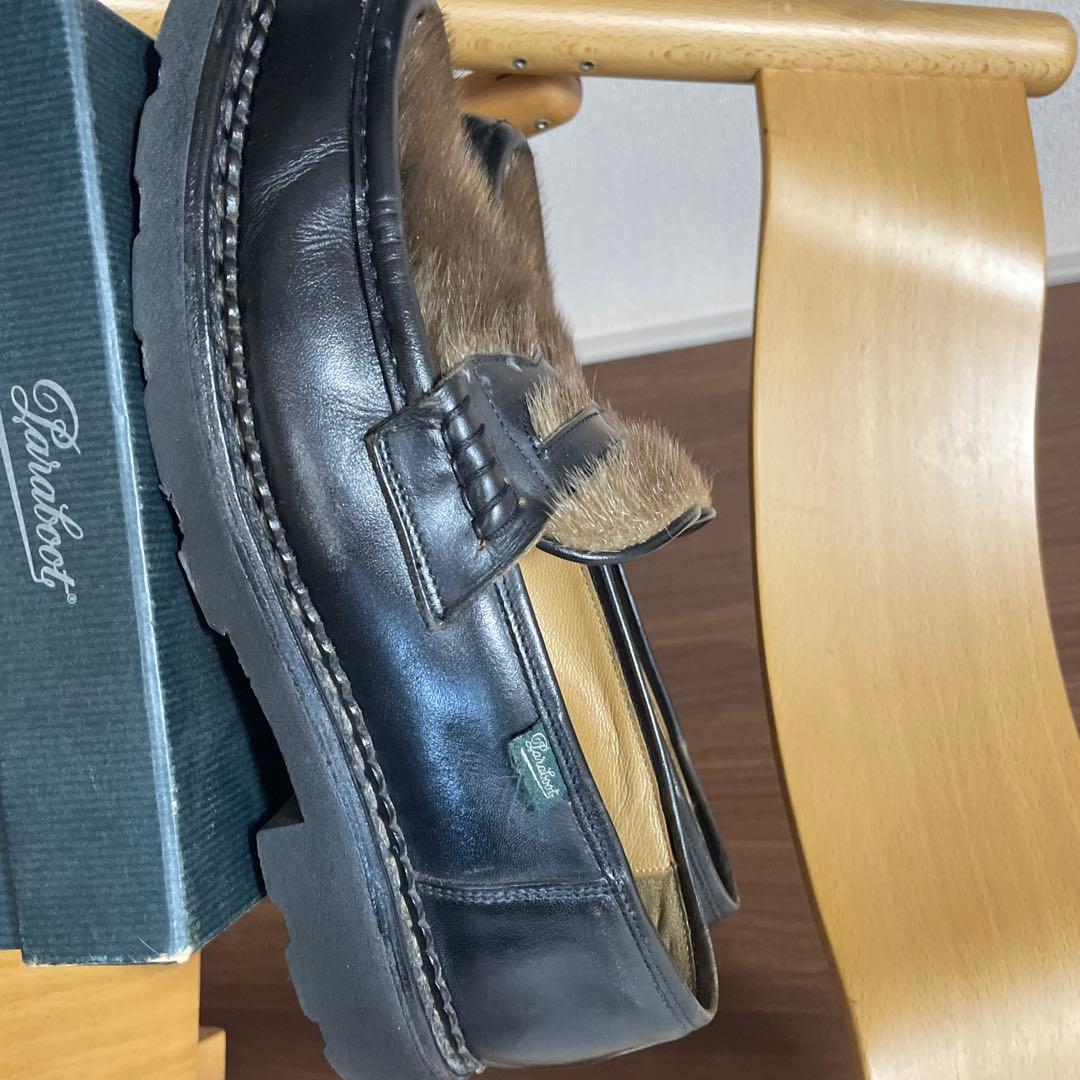 パラブーツ　ランス　フォック　アザラシ　UK8 ブラック　Paraboot