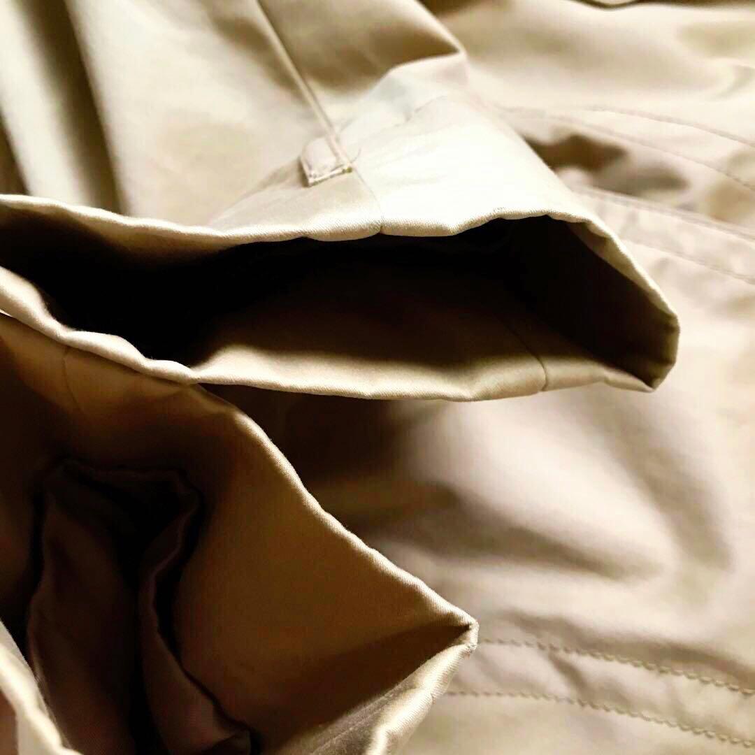 金ボタン✨COACH コーチ トレンチコート 裏地マルチカラーストライプ