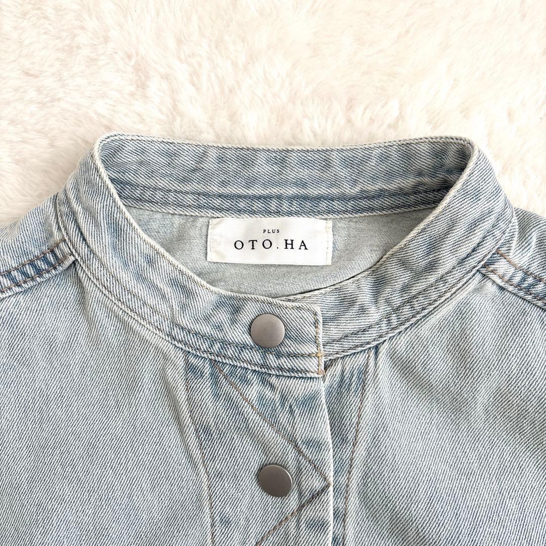 【美品】PLUS OTO.HA プラスオトハ バックコクーン Gジャン デニム
