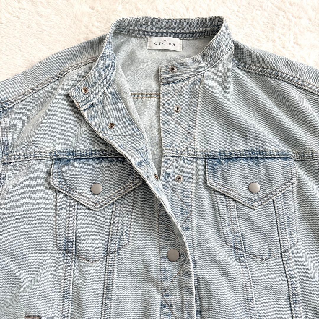 【美品】PLUS OTO.HA プラスオトハ バックコクーン Gジャン デニム