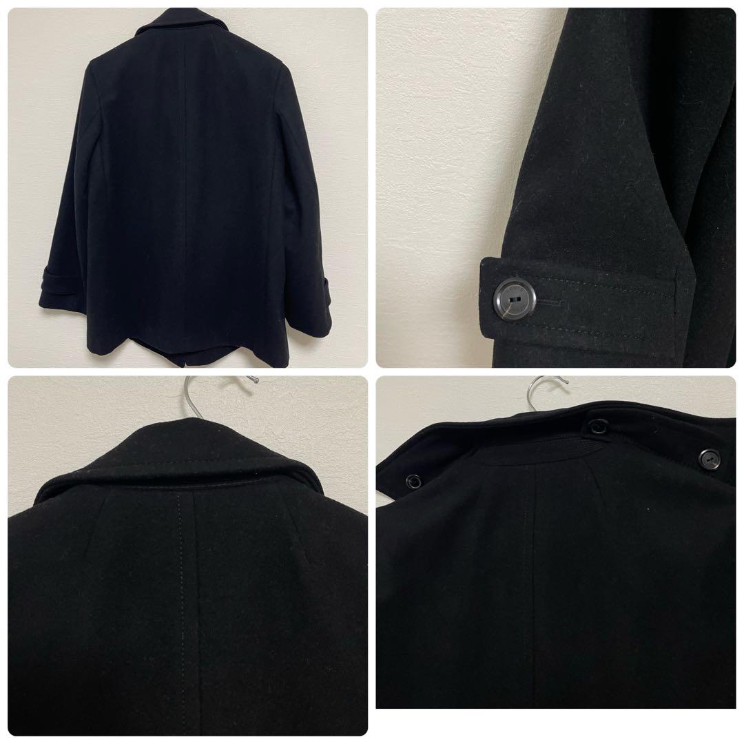 LOUIS VUITTON ルイヴィトン ピーコート モノグラム ブラック 黒