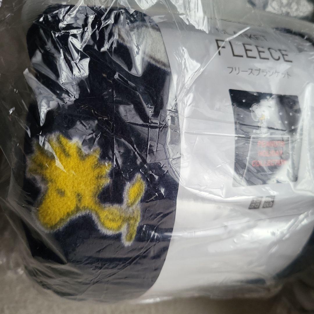 新品未使用 UNIQLO 2WAYスヌーピーフリース ブランケット　2枚セット