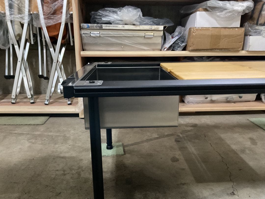 廃盤品 ステンボックス １ユニット ＆ 新品 ステンレストレー スノーピーク