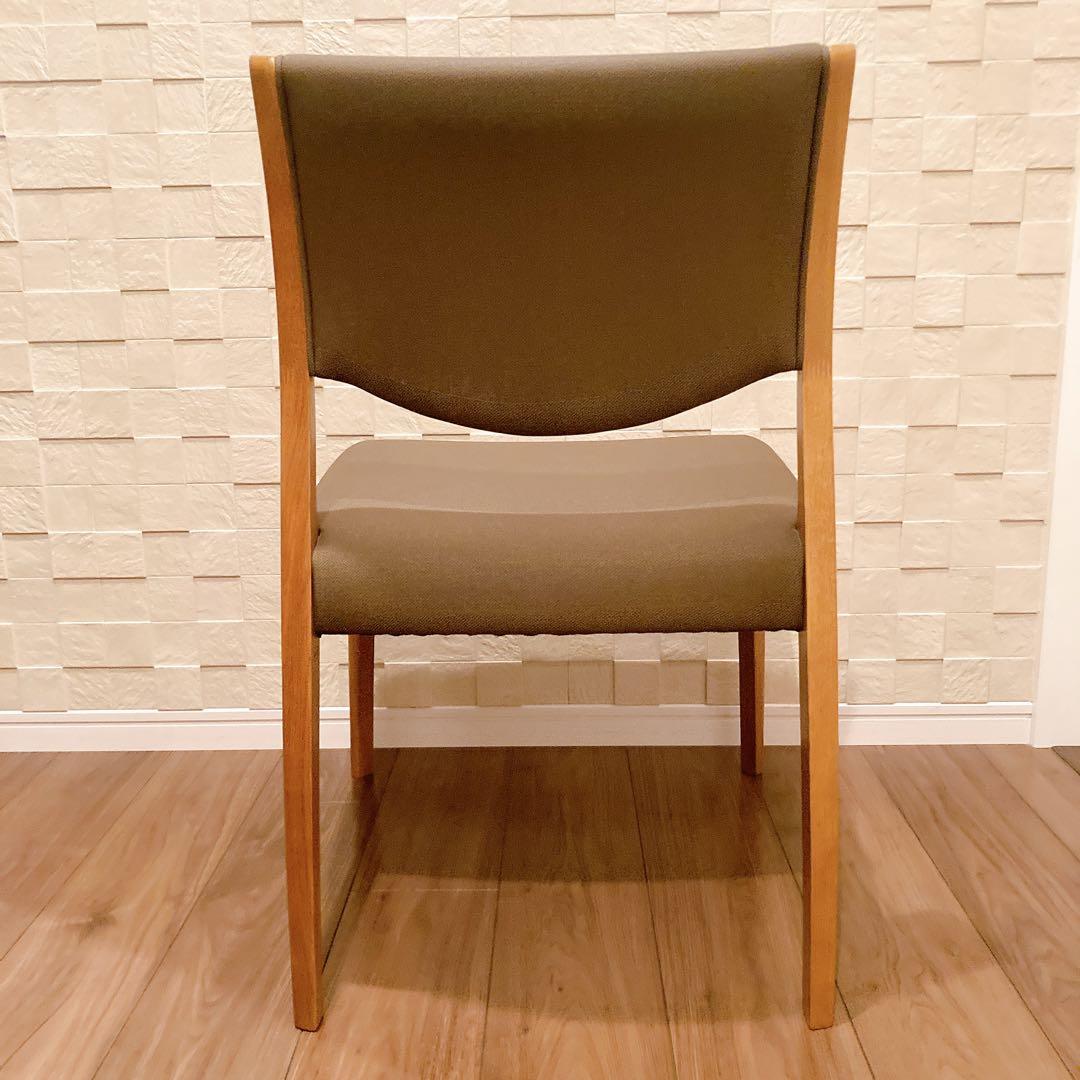 浜本工芸 ダイニングチェア DC-5400 1脚 合成皮革 布調レザー ②