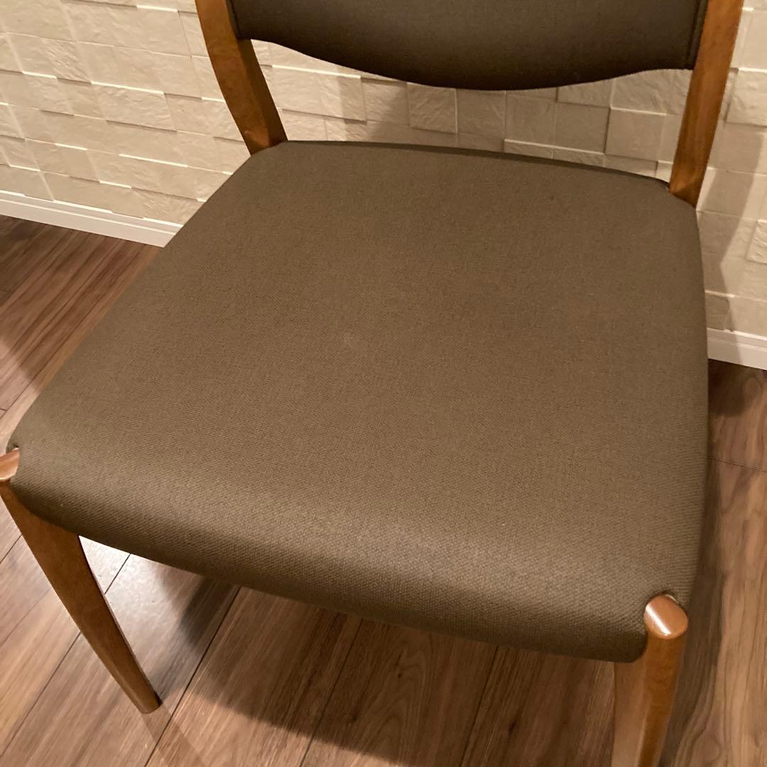 浜本工芸 ダイニングチェア DC-5400 1脚 合成皮革 布調レザー ②