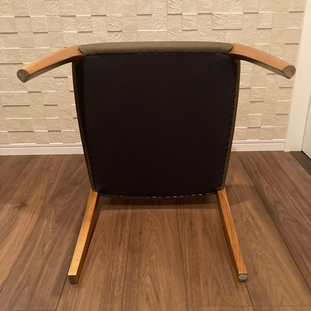 浜本工芸 ダイニングチェア DC-5400 1脚 合成皮革 布調レザー ②