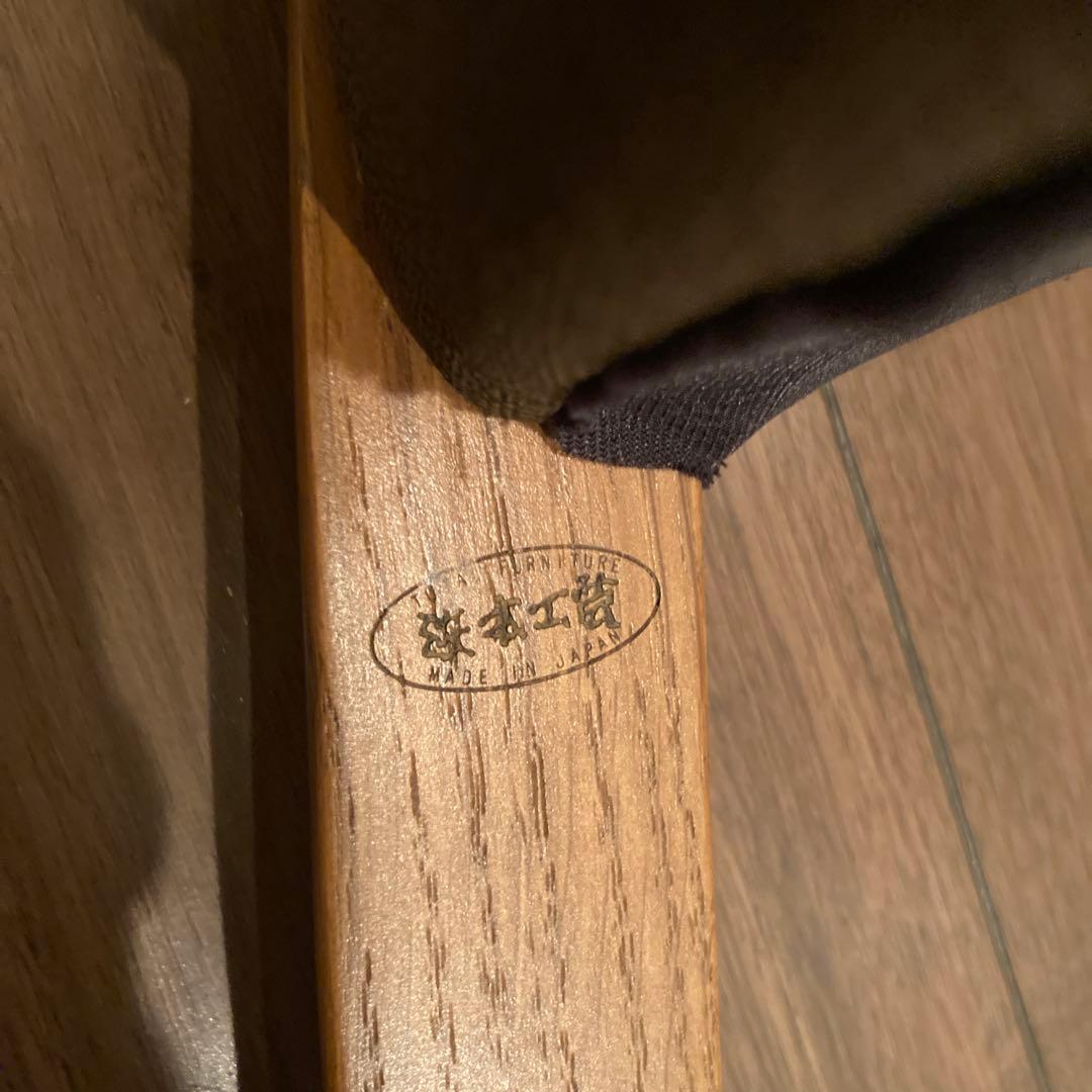 浜本工芸 ダイニングチェア DC-5400 1脚 合成皮革 布調レザー ②