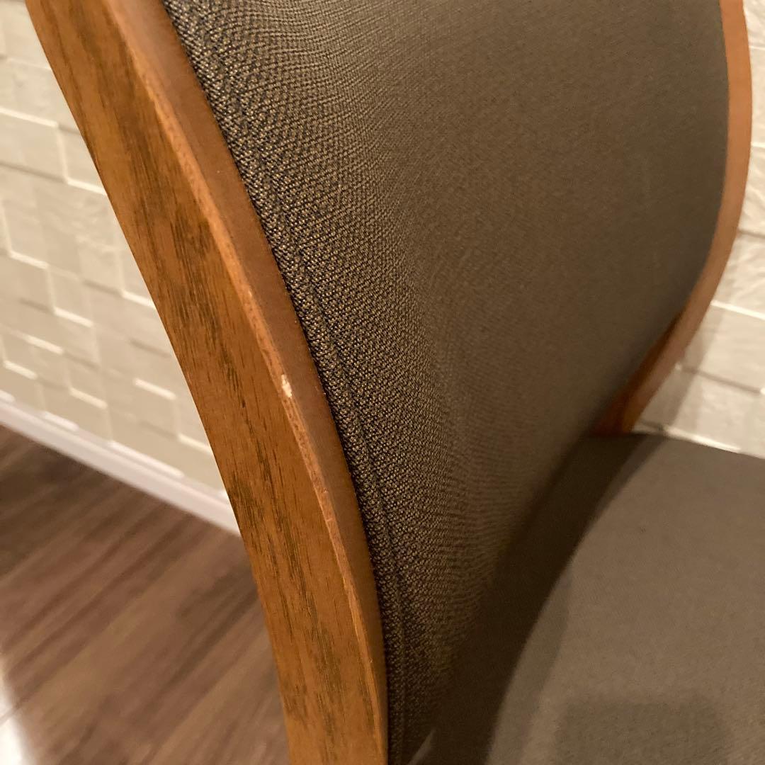 浜本工芸 ダイニングチェア DC-5400 1脚 合成皮革 布調レザー ②