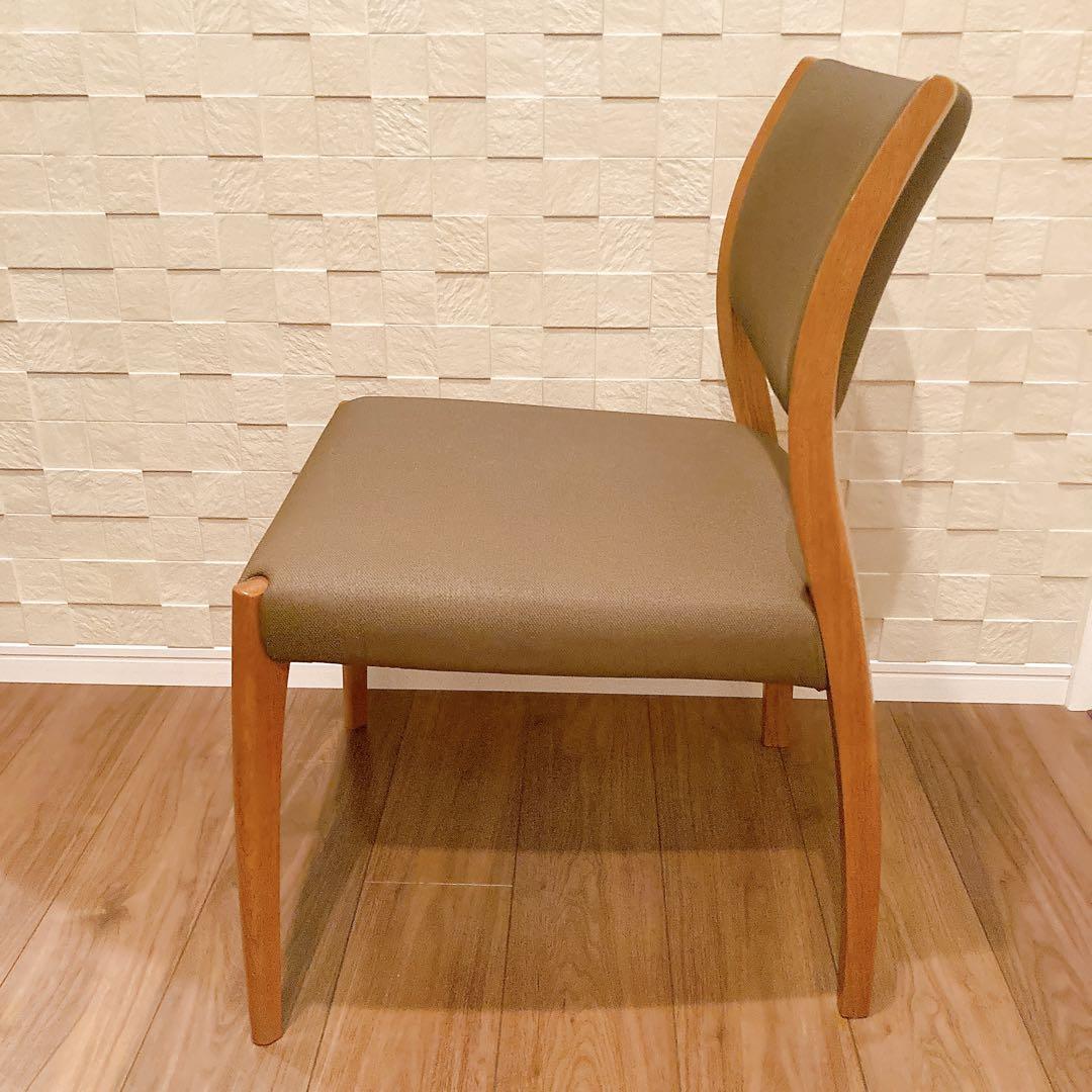 浜本工芸 ダイニングチェア DC-5400 1脚 合成皮革 布調レザー ②