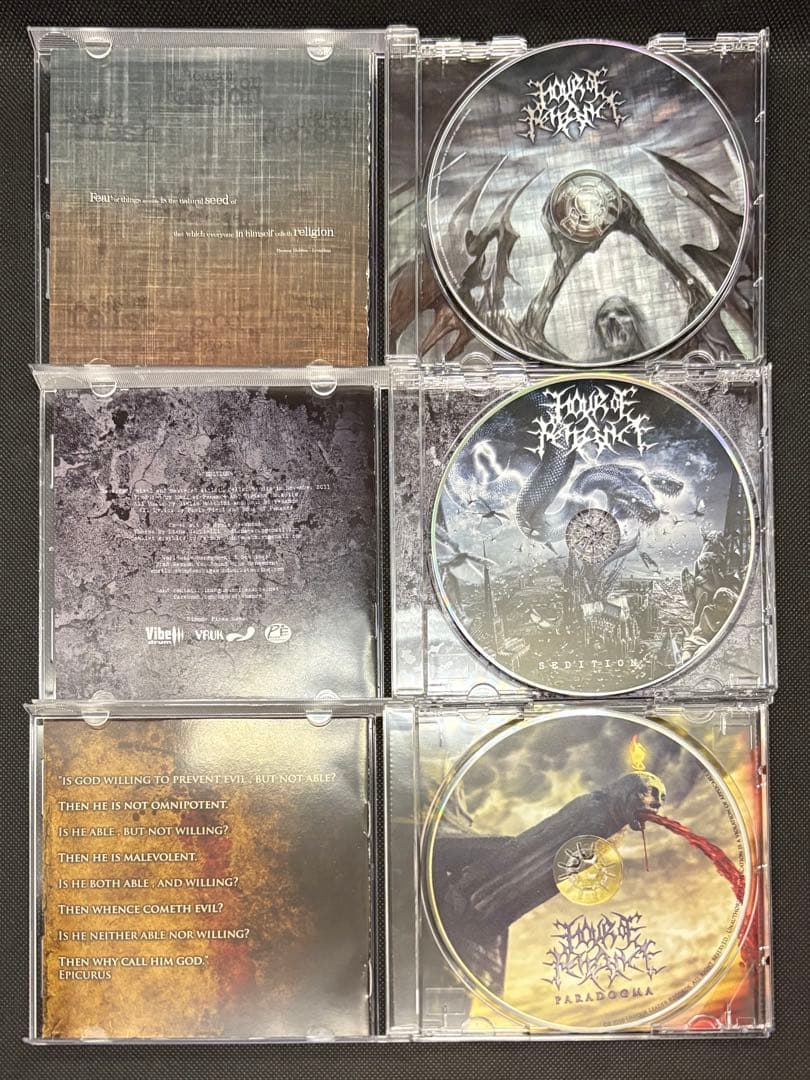 Hour of Penance CDアルバム6枚セットイタリア　ブルデステクデス