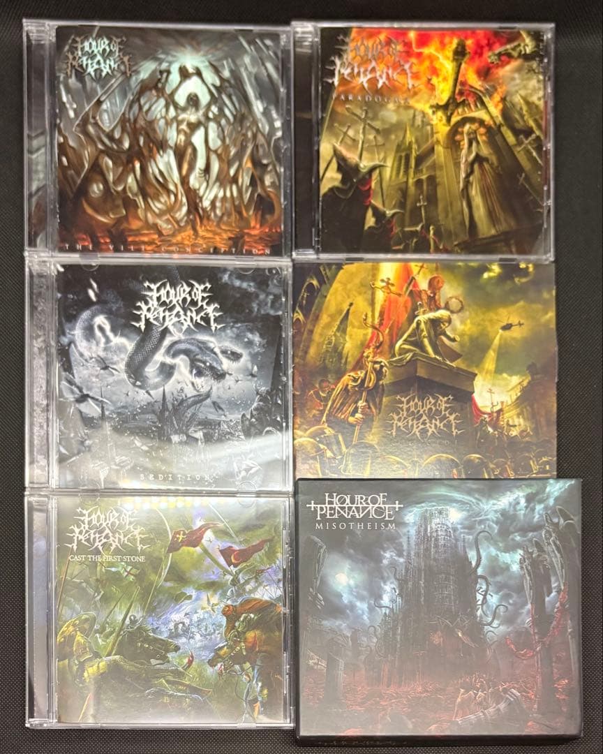 Hour of Penance CDアルバム6枚セットイタリア　ブルデステクデス