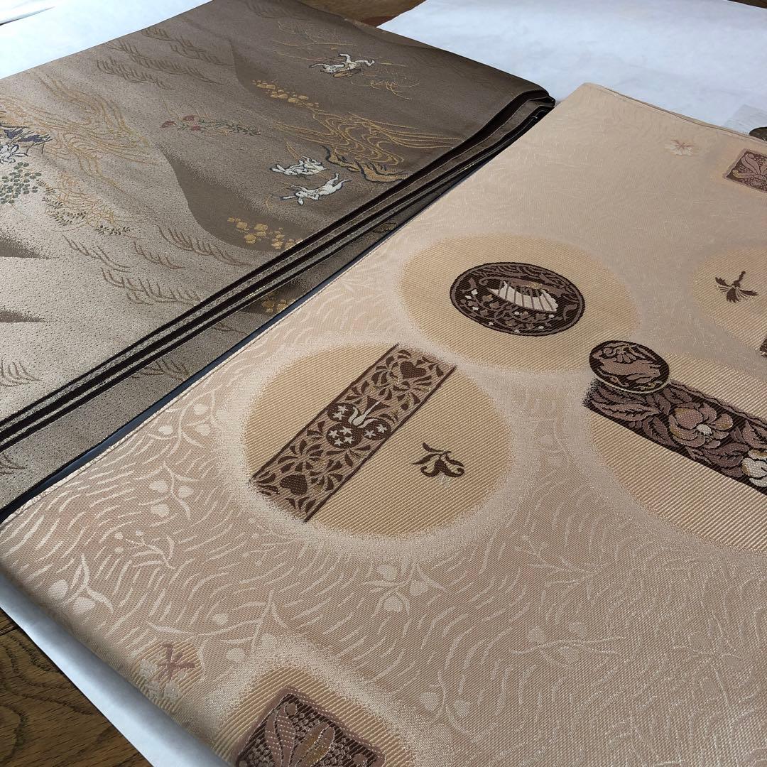 袋帯 鳥獣戯画　極美品　まとめ売り