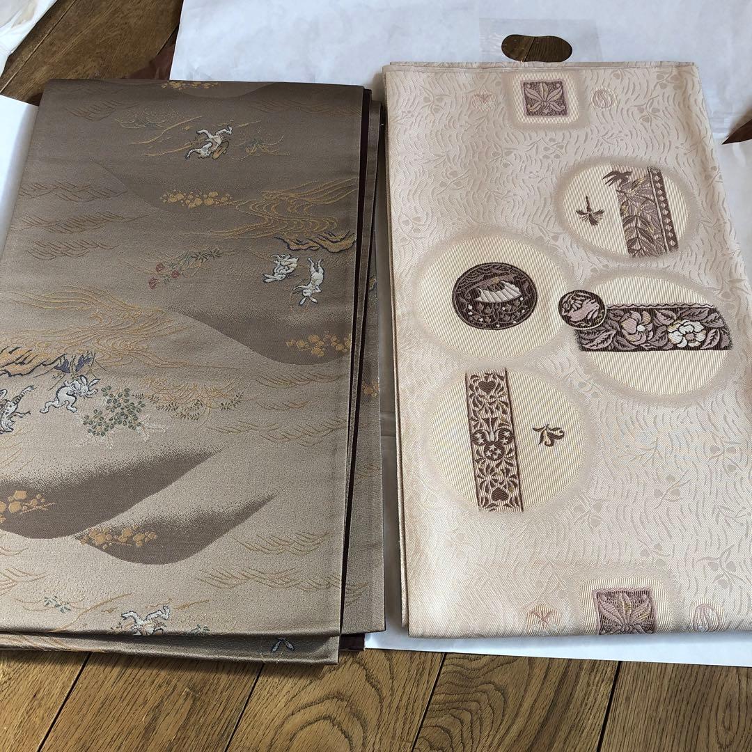 袋帯 鳥獣戯画　極美品　まとめ売り