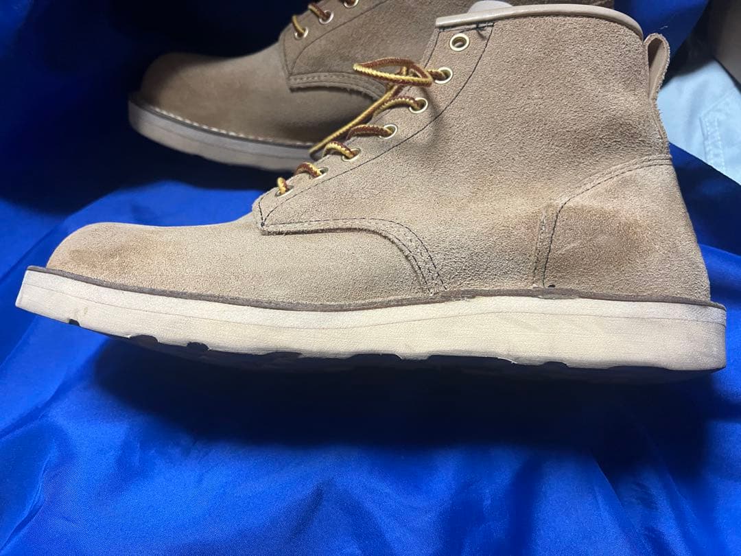に*に様 Danner スエード ミッドカットブーツ 8 1/2 アイボリー　ベ