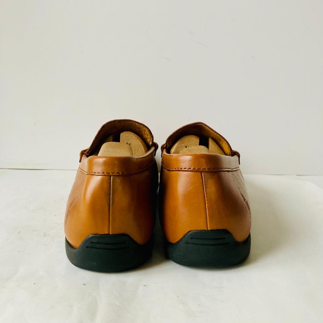 ジェダイマスターポロラルフローレン 茶色 ペニーローファー25cm 除菌済