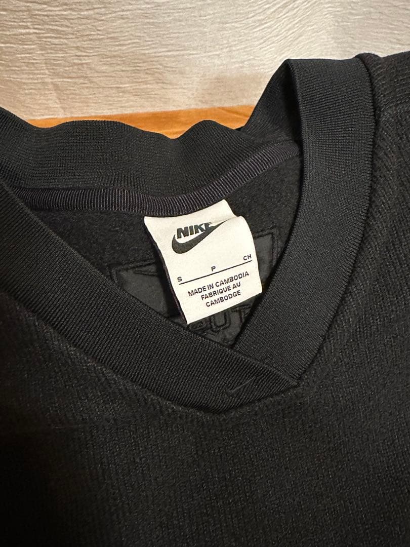 トップス nike stussy fleece thermal S black