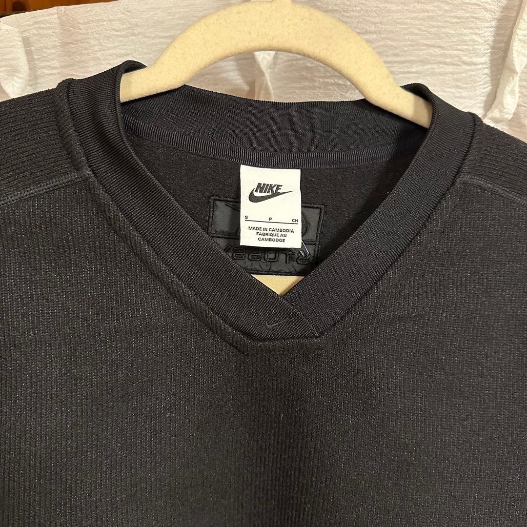 トップス nike stussy fleece thermal S black