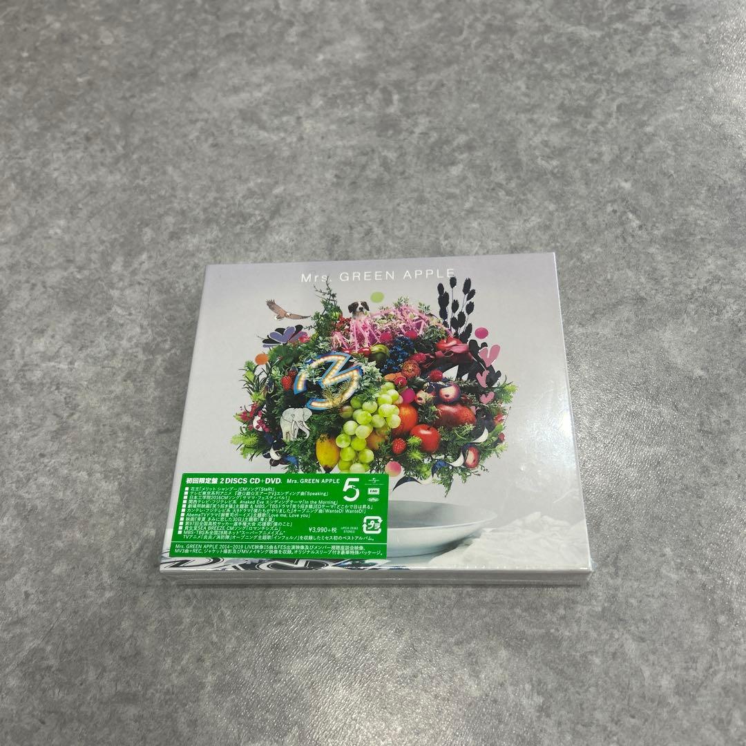 Mrs. GREEN APPLEの初のベストアルバム5 初回限定版　DVD付き