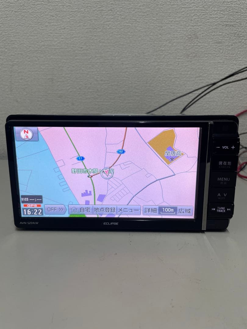 イクリプス◇AVN-SZ04iW◇フルセグ/CD/DVD/BT/SD
