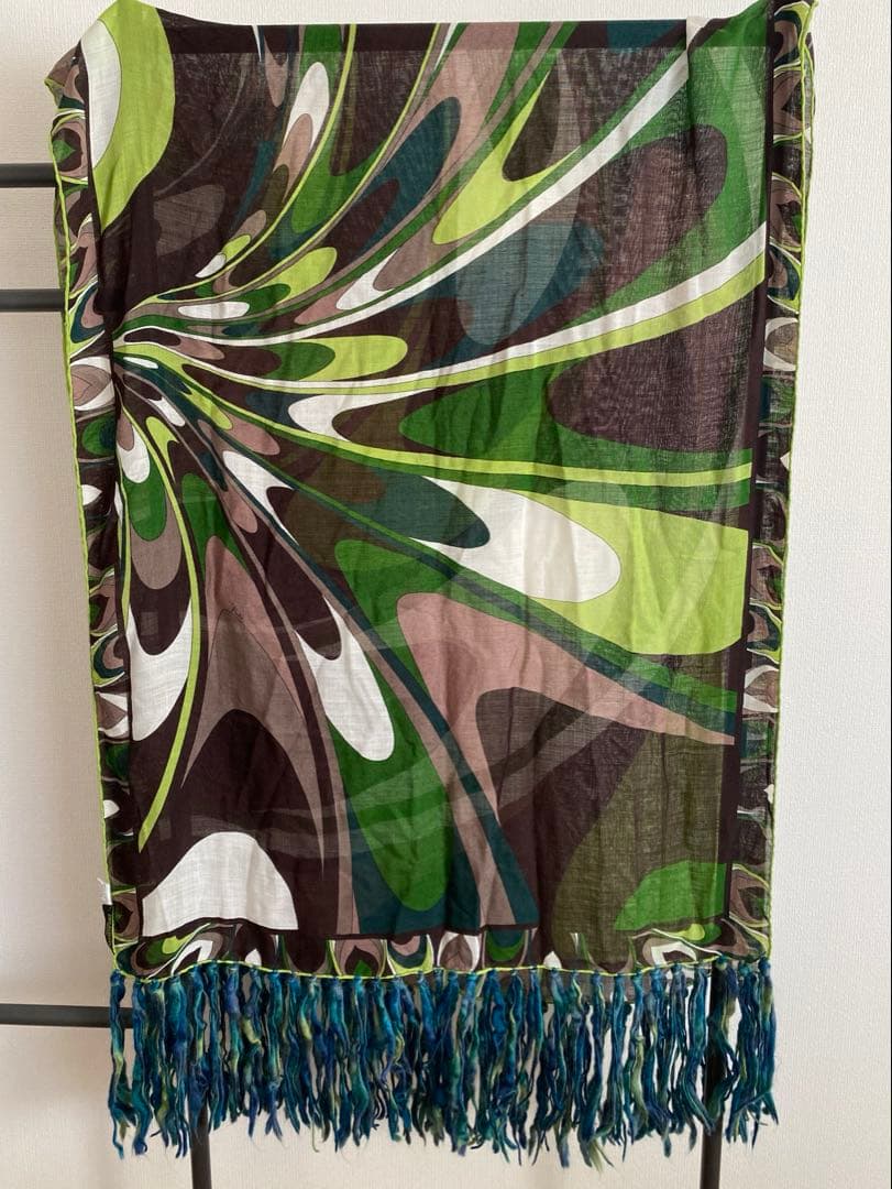 Y*o様 EMILIO PUCCI エミリオプッチ　シルクウール大判ショール　ス
