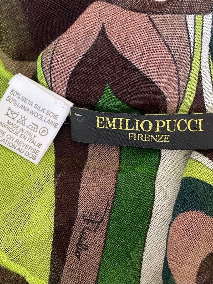 Y*o様 EMILIO PUCCI エミリオプッチ　シルクウール大判ショール　ス