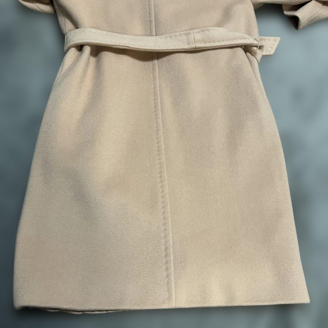 最終値下げ MaxMara STUDIO コート ベージュ系 フォックスファー
