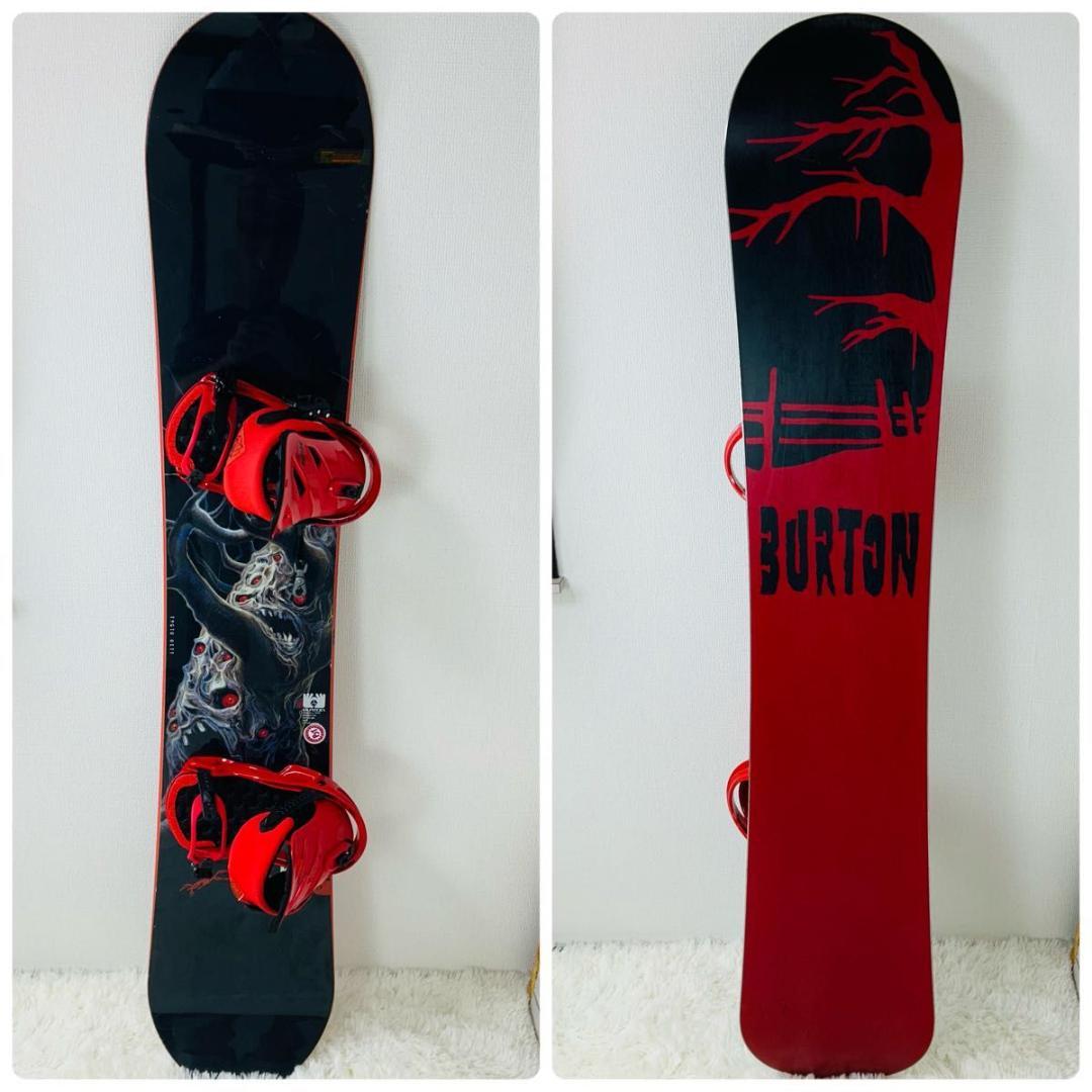 スノーボード 2点セット BURTON SALOMON 156cm 板 バートン